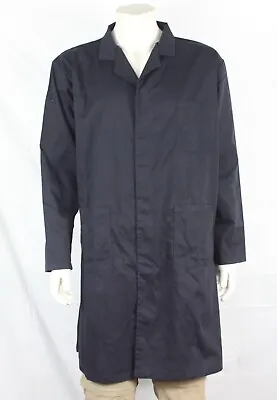 Genuine Surplus British Military Navy Blue Warehouse Coat Army RAF XXL (948) • £4.99