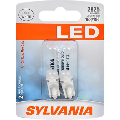 SYLVANIA - 2825 T10 W5W LED White Mini Bulb - Bright LED Bulb (Contains 2 Bulbs) • $14.75