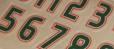 MIAMI HURRICANES Football Helmet Numbers Decals # 0-9 FULL Size 3M 20MIL • $12.99