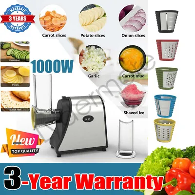 Electric Grater Vegetable Food Rotary Drum Grater Chopper Slicer NEW 1000W • $17.99