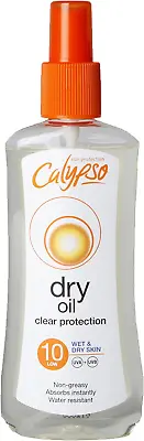 Calypso Wet Skin Dry Oil Spray With SPF10 200 Ml • £9.76