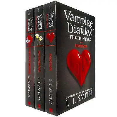 Vampire Diaries The Hunters Collection 3 Books Set By L J Smith - Book 8 To 10 - • £14.54