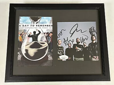 A Day To Remember Autographed Signed Framed Photo Display With Jsa Coa # Ai83827 • $200