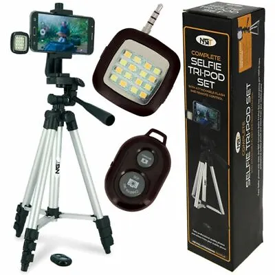 £15.94 • Buy NGT Fishing Selfie Tripod Camera Set Remote And Light Carp Fishing POD Stand