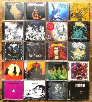 240 Punk/Metal/Rock CDs - Satyricon Tool Rollins Band Saint Vitus Sepultura • $22.90