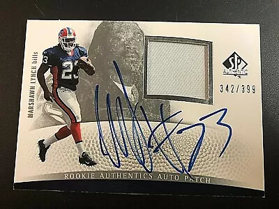 Marshawn Lynch 2007 SP Authentic Rookie Patch Auto #d /399 RPA RC Bills Seahawks • $179.95