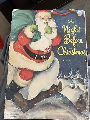 The Night Before Christmas (Whitman Publishing Co. 1949) Good Coloring/ Scarce • $39