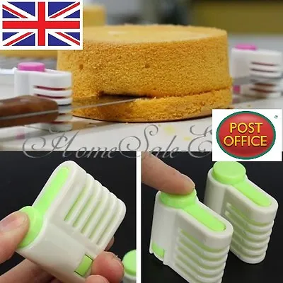 £6.99 • Buy 1 Pair Practical 5 Layer Cake Bread Cutter Leveler Slicer Cutting Fixator Tools