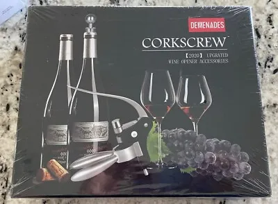 Demenades Rabbit Wine Bottle Opener Corkscrew Set-[2020 Upgraded] Foil Cutter • $23.50