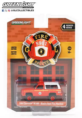 Greenlight 1:64 Fire Rescue 5901 1984 Chevrolet M1009 Alaska State Fire • $12.99