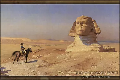 Poster Many Sizes; Napoleon Bonaparte Before The Sphinx (Ca. 1868) By Jean-Léo • £155.81