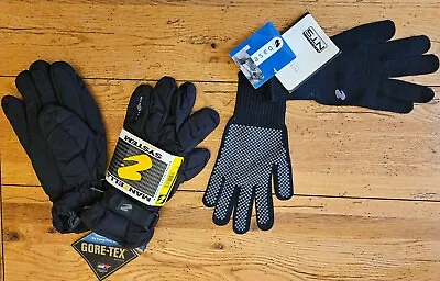 Waterproof Manzella System Z-Tech Gore-Tex Thinsulate Black Gloves & Liners  • $19.99