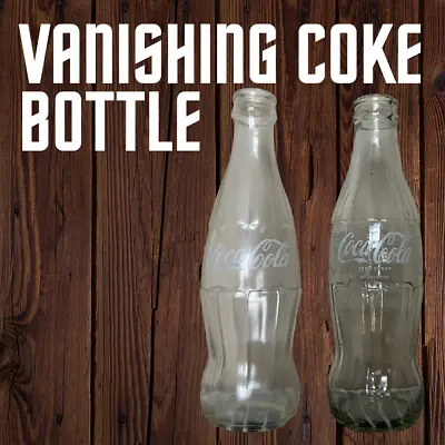 VANISHING COKE Bottle EMPTY Coca Cola Magic Latex Rubber Produce Magic Trick • $24.80