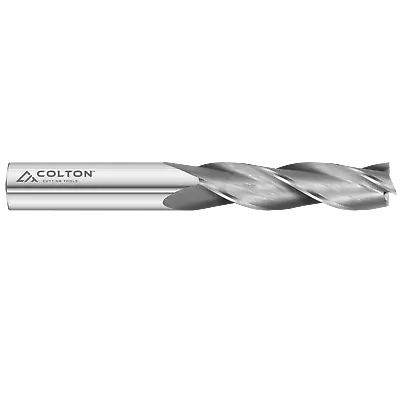 Colton Carbide End Mill 3 Flute Square Long 7/16  DIA X 2  LOC X 4  OAL • $34.08