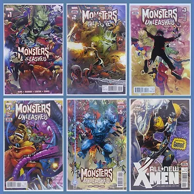 Monsters Unleashed (2017) 1-5 +Tie-Ins | 13 Book Lot | Marvel X-Men FULL EVENT • $69.99