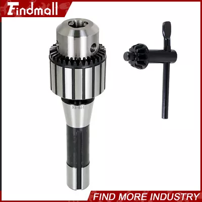 Drill Chuck 1/2  Capacity With R8 Shank Precision Integrated&K32 Key(R8-B16) • $25.52