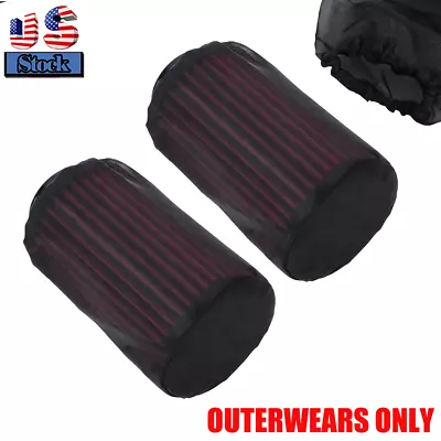 2PCS OUTERWEARS For Yamaha Banshee Stock Style Pods K+N Style Air Filter Kit US • $25.99