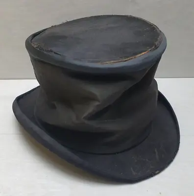 Vintage Cylinder Folding Magician Hat OESTERR. INDUSTRIE WIEN J. Abramovits • $120