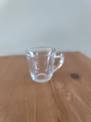 Espresso Bailey's Punch Cup Clear Glass Mini Mug 2.5  • $8