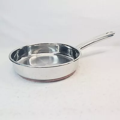 Martha Stewart Everyday 8  Stainless Steel Skillet Copper Bottom 08/00 • $14.95