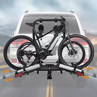 2 EBike Rack 2  Hitch Heavy Duty Mounted Carrier Bike Racks Platform For SUV Car • $159.99