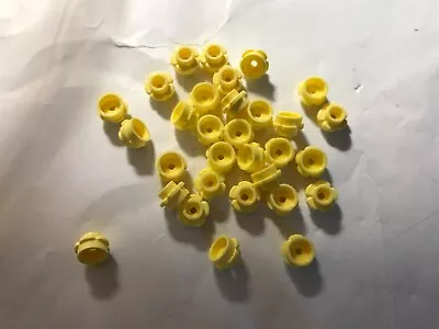 Lego-new-#24866-bright Light Yellow-round Plate-1 X 1w/ Flower Edge--40 Pieces • $2.84