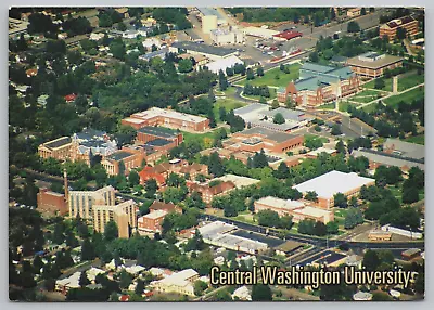 Central Washington University Ellensburg WA Aerial View Vintage 6x4 Postcard B16 • $14.95