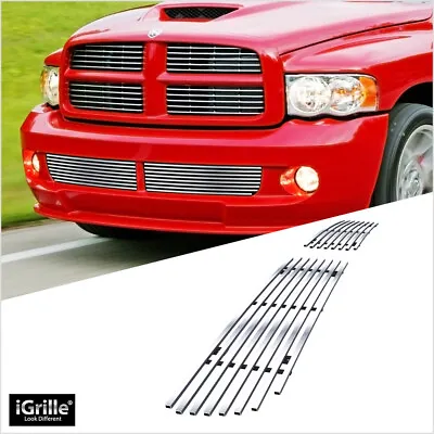 Fits 2004-2006 Dodge Ram SRT 10 Bumper Stainless Chrome Billet Grille Grill • $56.99