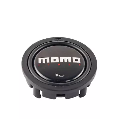 Momo Italy Black JDM Car Sport Steering Wheel Horn Button Flat Lip • $15