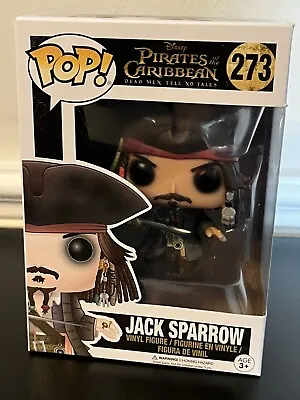 Funko Pop Pirates Of The Caribbean Jack Sparrow #273 • £58.39