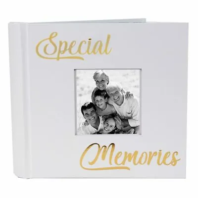 £16.50 • Buy Modern Special Memories Photo Album With Gold Foil Text - Holds 80 4x6 Pictur...