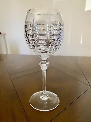 Gorham Barronscourt Crystal Water Goblet Glass 8 5/8” Tall 12 Oz • $40