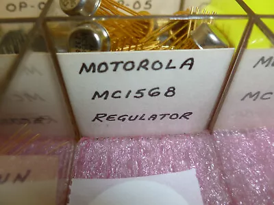 1 Piece MC1568G MOTOROLA Gold Leads Dual Volt Tracking Regulator NOS Made In USA • $3.49