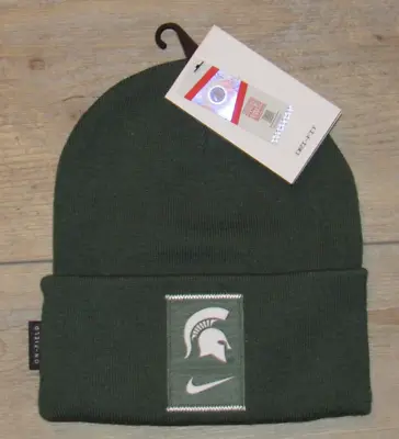 Nike Michigan State Spartans On-Field Dri-FIT Cuffed Winter Knit Hat Cap Men • $25.49