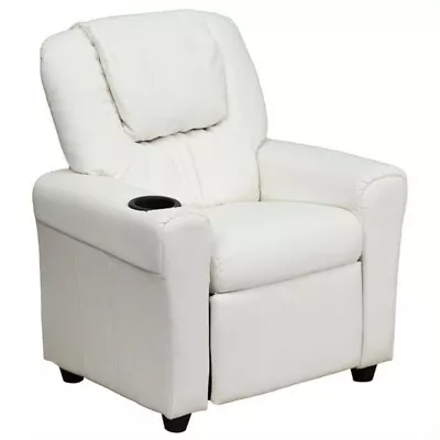 Bowery Hill Kids Recliner In White • $177.99