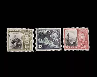 Malta Scott #201-203 Short Set Mint Never Hinged • $13.50