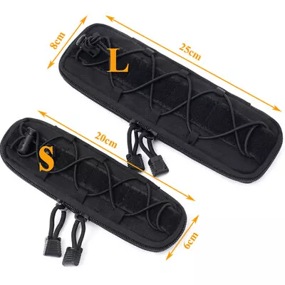 Tactical Molle Pouch Military Knife Sheath Waist Pack EDC Tool Flashlight Holder • $8.89