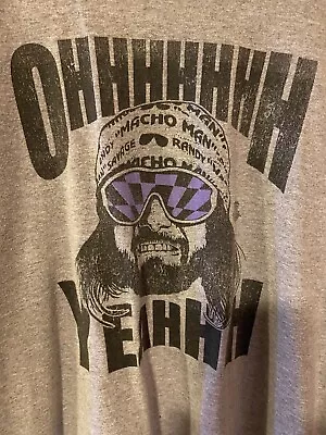 Macho Man Randy Savage T-Shirt (XL) Authentic WWE WWF WCW NWo Legend • $7.99