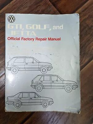 Volkswagen VW GTI Golf Jetta 1985-1987 Repair Service Manual Bentley • $40