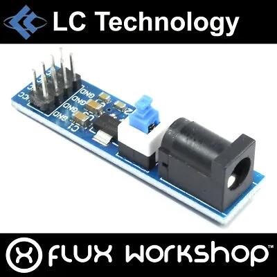 3pcs LC Technology 5.5mm DC Jack To 3.3V Breakout Power AMS1117 Flux Workshop • $11.54