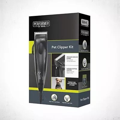 Wahl Performer Pet Clipper Corded Dog Clippers 4 Attachment Combs (36913mm) • £31.62