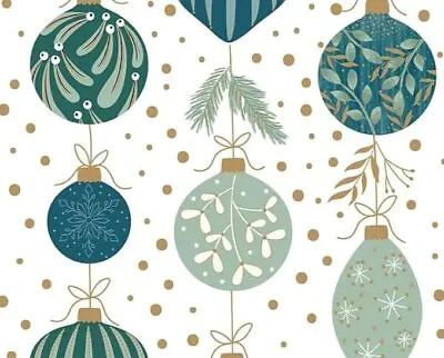 Crafts Fabrics Deluxe Christmas Metallic By Victoria Louise 100% Cotton • £4.99