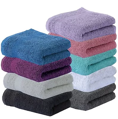 1-12 Clearance Premium 100%Egyptian Cotton Luxury Face Cloth Hand Guest Towels • £2.79