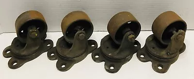 Antique Phoenix Caster Co. BOSS 390 Swivel Casters Set Of 4 Patented 1897 • $100