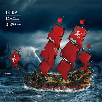 3139pcs Pirates Of The Caribbean The Queen Anne's Revenge Building Blocks • £110