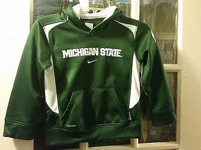 Michigan State Spartans Nike THERMA-FIT Pullover Hoodie Kids 7 March Madness • $29.99