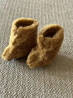 MY FRIEND Mandy Jenny Becky Brown Fur Boots #230 Winter Wear Fisher Price • $15.95