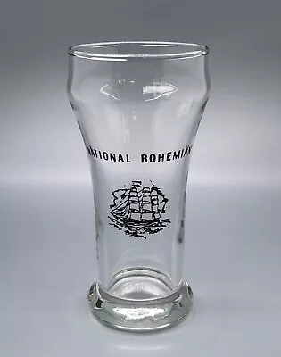 VTG BEER GLASS DISCOUNT / National Bohemian Tavern Sham / Man Cave Bar Decor • $12.99