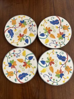 Villeroy & Boch Wonderful World Ipanema 8 1/2  Salad Plates-4 Vibrant Colorful • $100