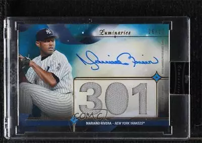 2023 Topps Luminaries Masters Of The Mound Auto Relics Blue 6/10 Mariano Rivera • $0.99